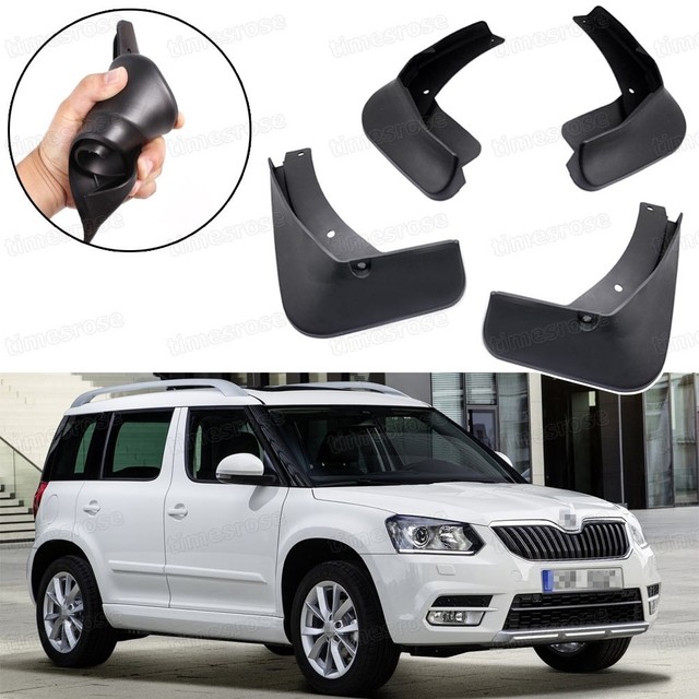Car Mud Flaps Splash Guard Fender Mudguard for Skoda Yeti 2014 2015