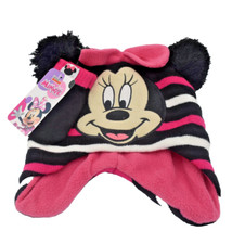 Disney Minnie Mouse Winter Hat  Mitten Toddler/Little Girl Age 2-7 NEW 