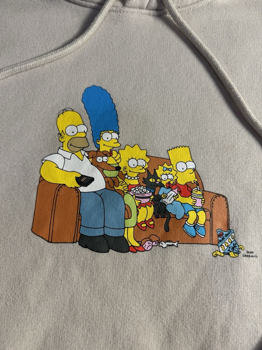 Simpsons Hoodie Adult Small H&M Sweatshirt Pullover Simpsons Hoodie Adult Small H&M Sweatshirt Pullover