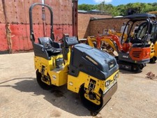 Bomag BW80 AD-5 Roller. Straight double drum roller. Terex. Hamm £8,995