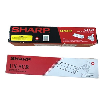 Fax Machine Film Lot Of 2 Sharp UX-5CR Imaging Film For Fax Machine New Sealed In ...