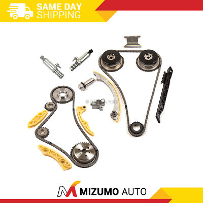 Timing Chain Kit VCT Selenoid Actuator Gear Fit GM Ecotec 2.0L 2.4L