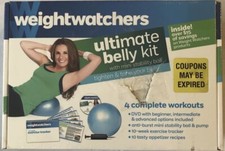 Weight Watchers Ultimate Belly Kit with Mini Stability Ball, NEW Sealed
