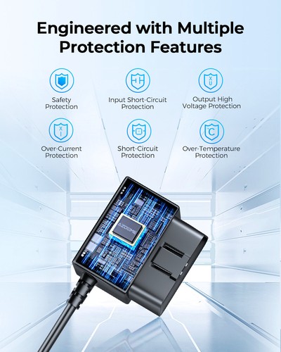 AZDOME Hardwire Kit OBD03 Mini-USB Port 24H Parking Mode M550 E21 M17 GS63H M01 - Picture 3 of 6