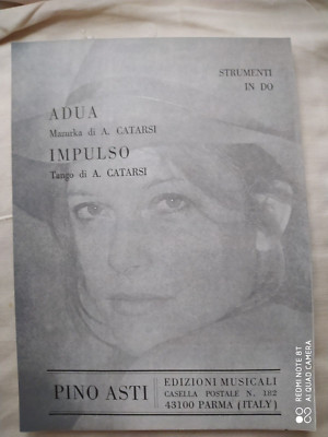 ALDO CATHARSI ''ADUA'' - ''IMPULSE'' - MUSICAL EDITIONS ''PINO ASTI'' - PARMA