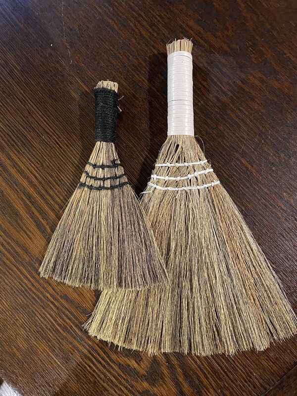Whisk Broom Pair.  12” And 8”.