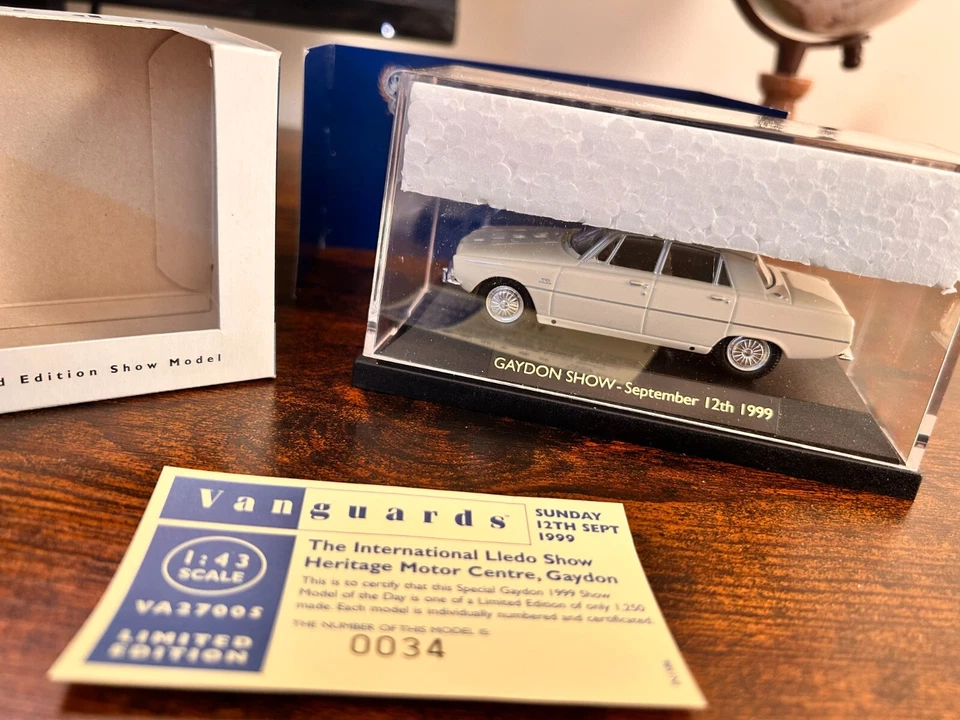 Vanguards VA27005 Rover P6 2000 White Gaydon Show 12 de septiembre de 1999 ENVÍO GRATUITO Foto 3 de 4