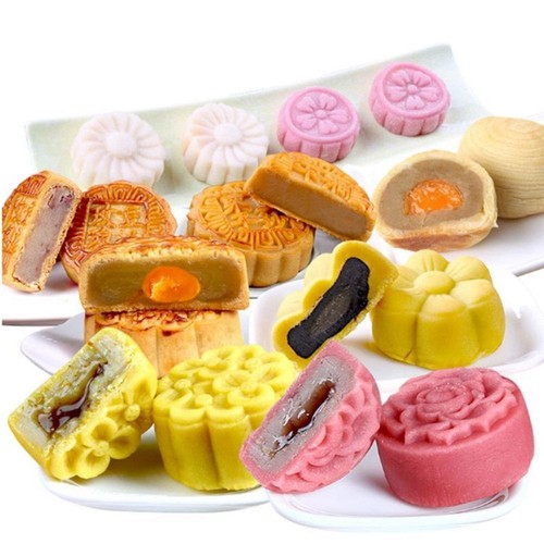 Shape Decoration Cake Plungers Moon Cake Mold Cookie Stamps Cookie Press - Picture 9 of 12