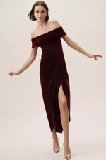 New BHLDN Edison Velvet Dress Size Us 10