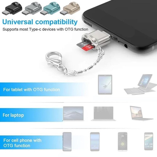 Adapter USB 3.1 Memory Card Reader Type C To SDXC/TF card> B6Q1 M4H5 - Photo 3/22