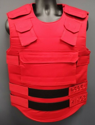 Men's Rebel Minds Bulletproof Vest-themed Fashion Vest - Red | eBay