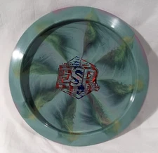 New Discraft 2022 Ledgestone Swirly ESP Heat - Blue/Green - 173-4 grams