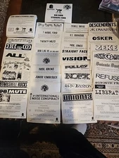 Epitaph Hellcat Fat Possum Anti Records Bin Card STICKERs Record Store Only 