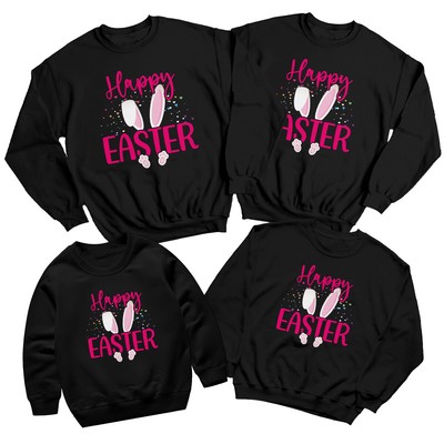Familie Hasenohren Frohe Ostern Sweatshirt Pullover Festival Urlaub passend #ED
