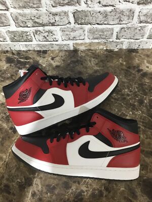 jordan 1 mid chicago black toe size 12