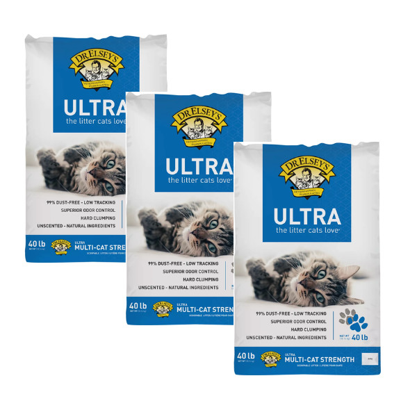 Dr. Elsey's Premium Clumping Cat Litter - Ultra - 99.9% of 3