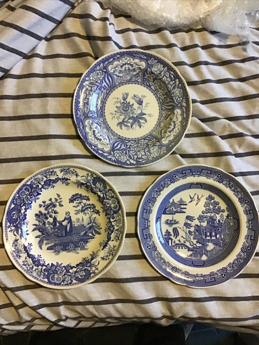 Spode Blue Room Collection Plates X3 Lot 2