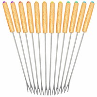 Rosenstein & SöHne KäSefondue Gabel: Fondue-Gabeln, 12Er-Set