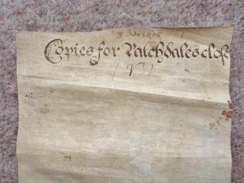 1658 Duffield Derbyshire 17th century manuscript Vellum Document Court Agreement