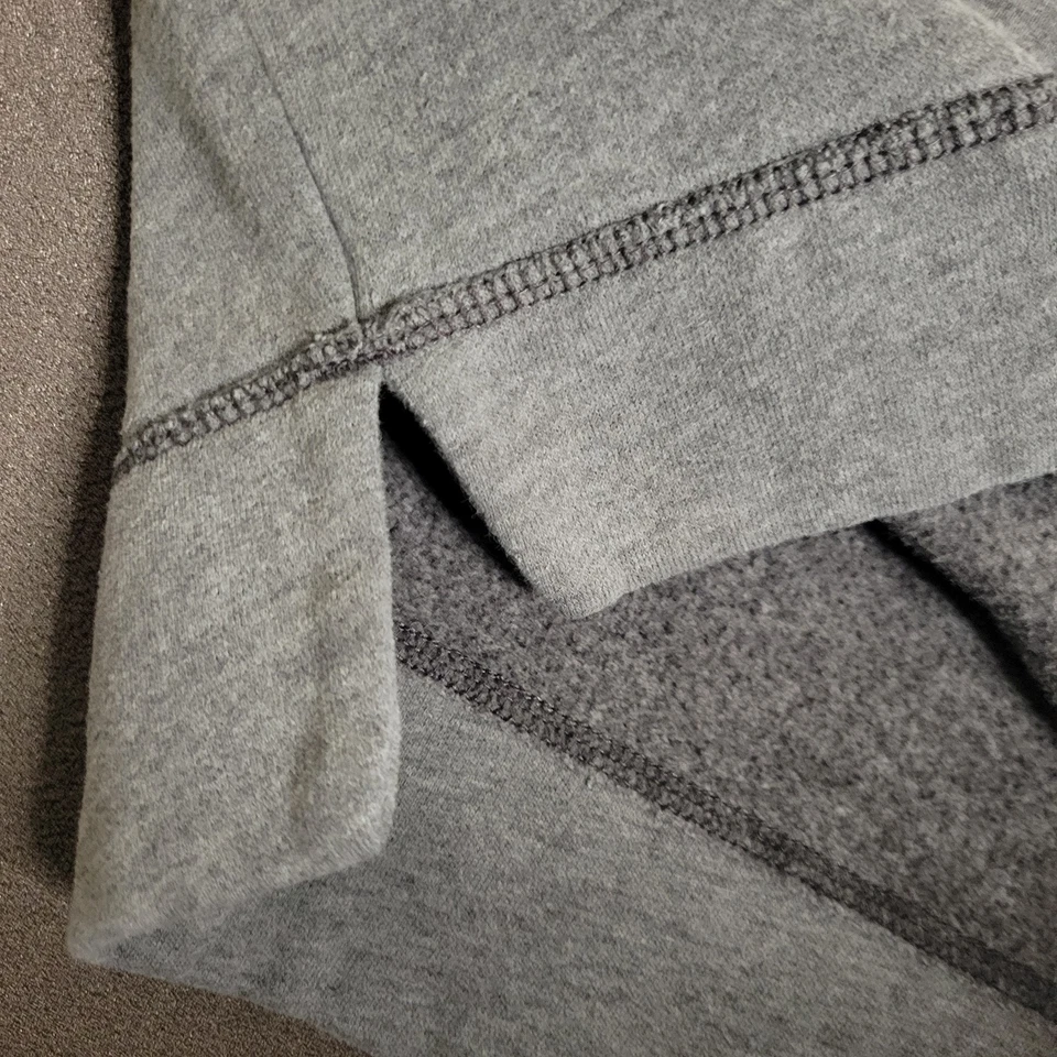 Abercrombie KIDS Hoodie Size 15/16 A&F Embroidered Raised Letters Gray Pullover - Image 4 of 4