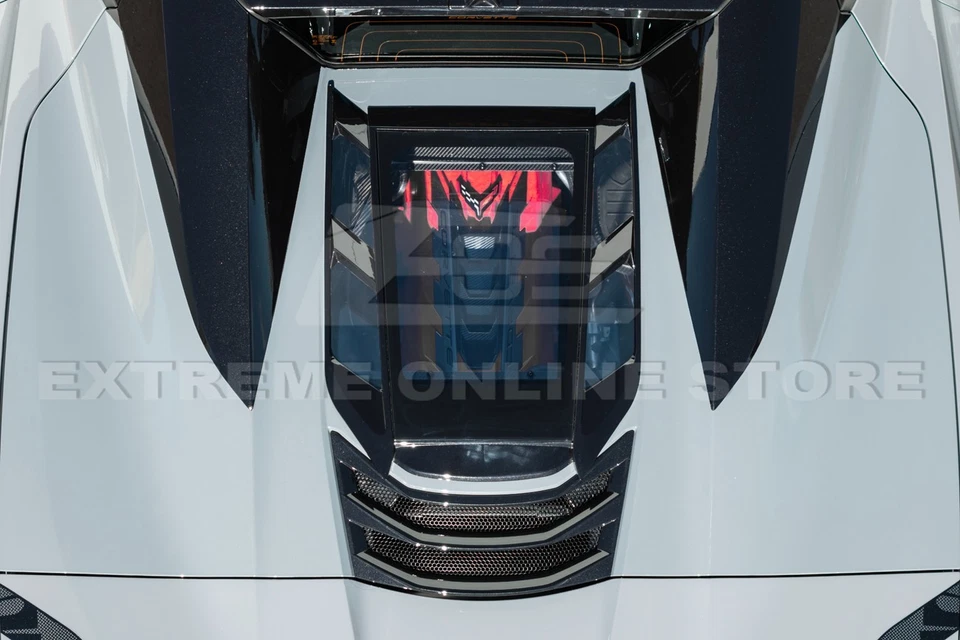 For 20-Up Corvette C8 Convertible Rear Hatch Upper HTC Tonneau Window Inserts - Image 3 of 4