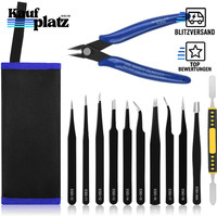 Pinzette Set 12 StüCk PräZisions Antistatisch Edelstahl FüR Elektronik Schmuck