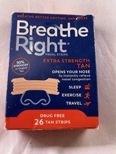BREATHE RIGHT NASAL STRIPS EXTRA STRENGTH TAN EXP 11/28