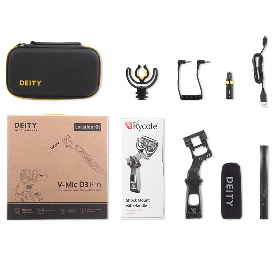 DEITY V-Mic D3 Pro Localización Kit D3 PRO D3 PRO D3 DUO ESCOPETA SUPERCARDIOID Foto 3 de 4