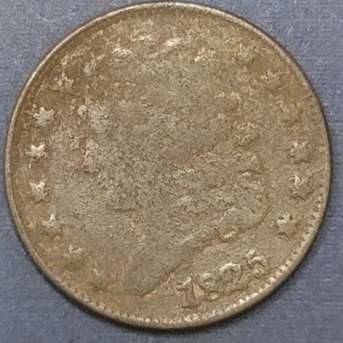 1825-P Half Cent — photo from the most recent tracked eBay sale