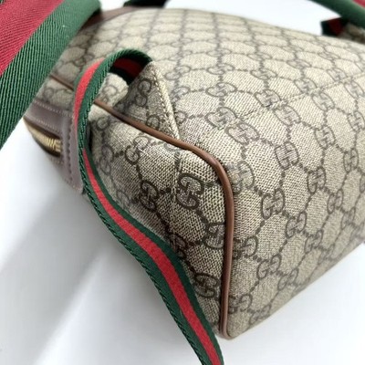 HJ Gucci GG Supreme Bee Backpack Embroidered | eBay