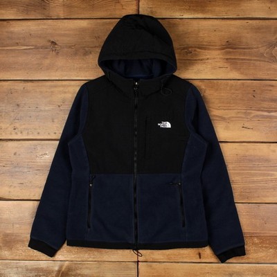 The North Face Denali Fleecejacke M Damen 00s blau Kapuze Outdoor Wandern