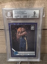 2019-20 Donruss Optic Rated Rookie Zion Williamson #158 Fast Break Prizm /95 RC