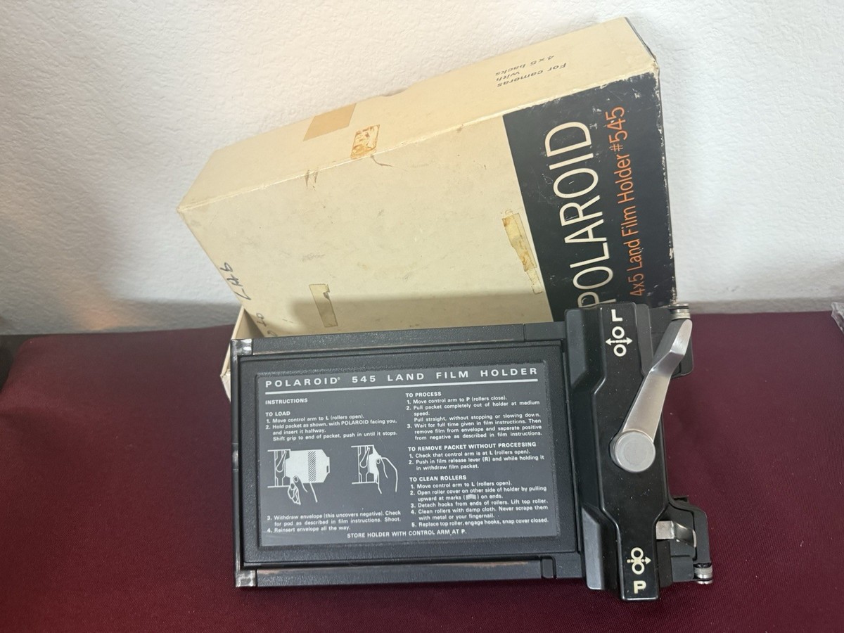 Polaroid 4x5 Land Film Holder #545 Camera Picture | eBay