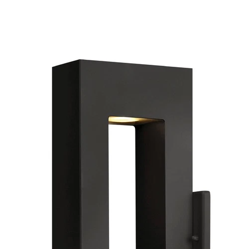Atlantis 16"H Satin Black Integrated LED Outdoor Wall Light - Picture 4 of 7