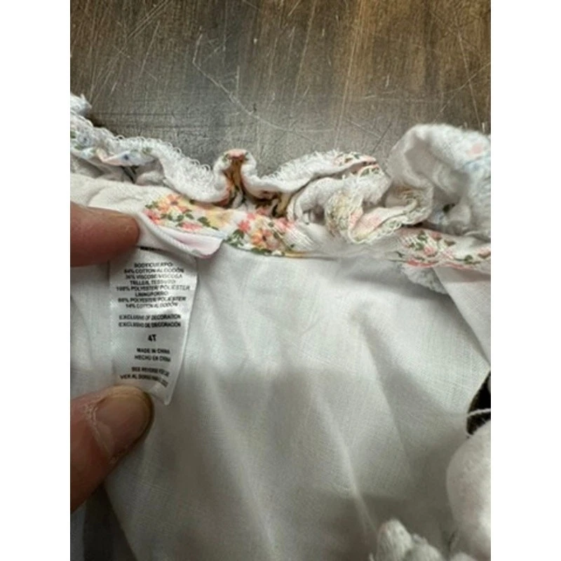  Adorable Little Country Baby,Little  Lass Dress Size 4T, Western,Cowgirl,W/Belt - Image 4 of 4