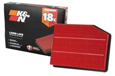 Engine Air Filter: Long Life 18,000 Mile Replacement Air Filter: Compatible