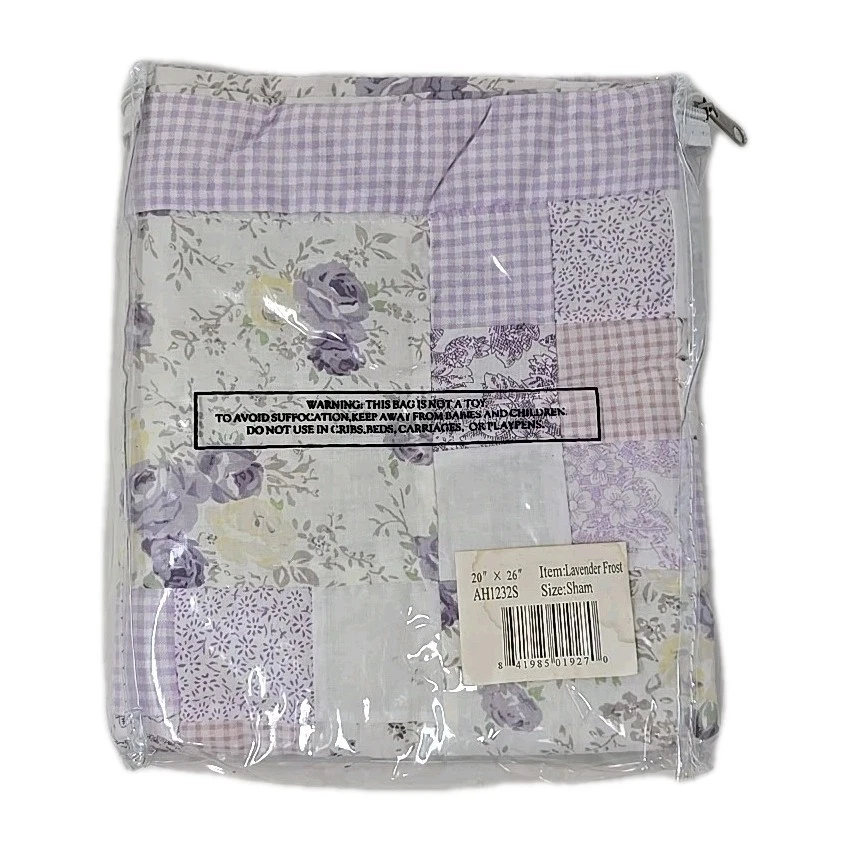 Victoria Classic Sage Reversible Quilted Standard Sham 100% Polyester 20x26 - Image 2 of 2