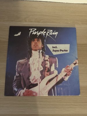 Vinly Prince - Purple Rain LP (1984) + Super Poster - VG/VG