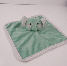 Walmart Plush Elephant Lovey Baby Security Blanket Mint Green