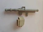 vintage Hasbro GI Joe Zap Bazooka and Backpack accessories / parts 1983 Edition