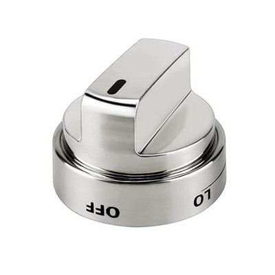 Backofen Herd Knopf Baugruppe für D-förmige Wellen, passend für mehrere Modelle, silber