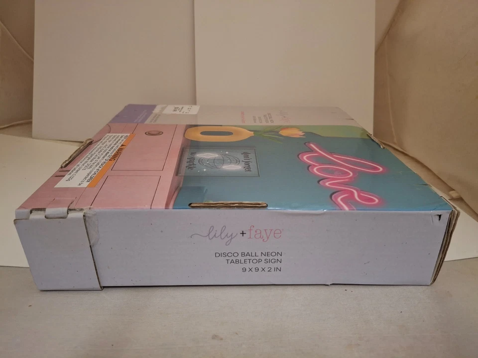 Lily + Faye Inspirational Neon Display Tabletop Sign USB Bright Star - Image 3 of 4