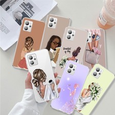 Girls Pattern Phone Case Soft Cover For Motorola Moto E15 G86 G35 G06 Edge 60 70