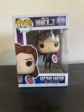 Funko Pop! Vinilo: Marvel Captain Carter What If...? Figura cabeza bobble #870