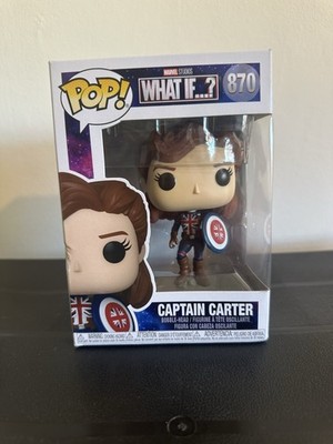 Funko Pop! Vinyl: Marvel Captain Carter What If...? #870 Wackelkopf Figur