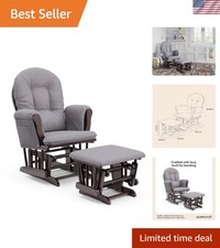 Hoop Glider  Ottoman Set - Comfort for Modern Nurseries