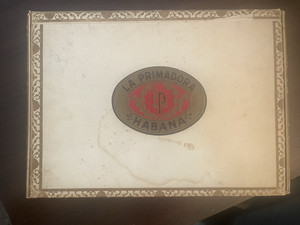 Vintage Cigar Box La Primadora Habana Corona No 1