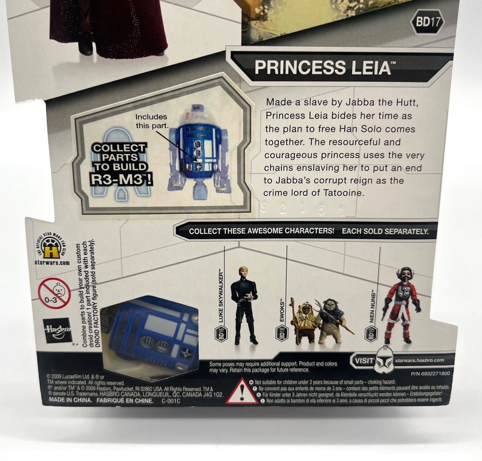 Star Wars Legacy Collection BD17 Slave Leia Droid Factory R3-M3 Parte 2009 Foto 4 de 4