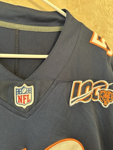 Khalil Mack Chicago Bears 100th Anniversary Patch NFL #52 Jersey Size L Nike - Picture 2 of 14