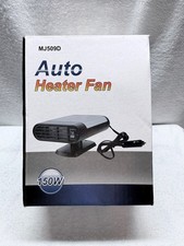 150W Auto Heater Fan Car Vehicle Travel Black/Gray New In Box